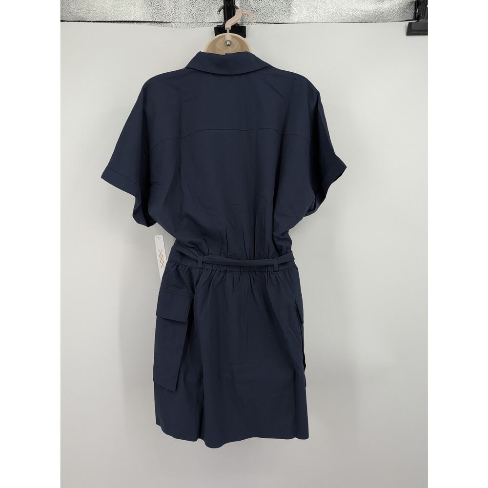 NWT Rhone Mirage Shirt Dress Navy Small Sun Safe Water Repelling Pocket Vacation - Picture 9 of 9